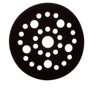 3M 7000045011 – HOOKIT™ CLEAN SANDING DISC PAD HOOK SAVER, 20443, BLACK, 5 IN X 3 / 4 IN (127 MM X 19.1 MM), 31 HOLES, 5 PER PACK