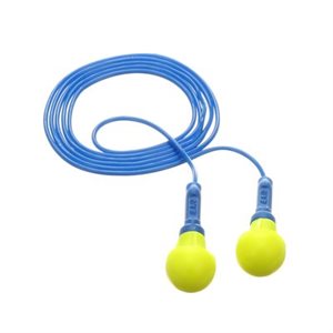 3M 7000052723 – BOUCHONS D’OREILLES PUSH-INS E-A-R(MC), 318-1003, JAUNES / BLEUS, AVEC CORDON