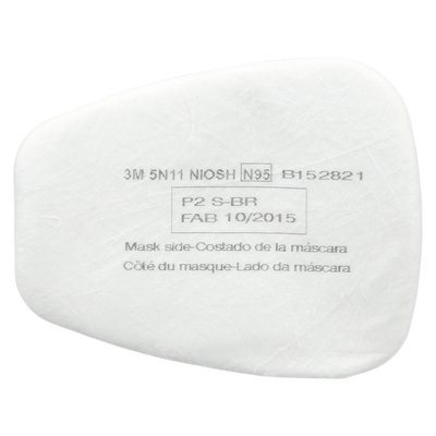 3M 7000002008 – PARTICULATE FILTER, 5N11, N95, 50 PAIRS / CASE