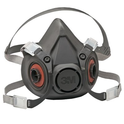 3M 7000001933 – RESPIRATEUR RÉUTILISABLE À DEMI-MASQUE, 6200, MOYEN, 24 / CAISSE