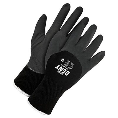 BOB DALE GLOVES 99-9-265 – LINED 3 / 4 NITRILE COATED 15 GA. ACRYLIC / NYLON COLD RESISTANT GLOVES, X-LARGE