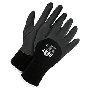 BOB DALE GLOVES 99-9-265 – GANTS EN NYLON / ACRYLIQUE DE CAL. 15 AVEC ENDUIT DE NITRILE 3 / 4 ET ISOLATION RÉSISTANT AU FROID, LARGE