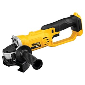 DEWALT DCG412B – MEULEUSE 20V MAX* AUX IONS DE LITHIUM 4 1 / 2 (115 MM) / 5 PO (125 MM) (OUTIL SEULEMENT)