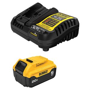 DEWALT DCB205C – 20V MAX* 5AH BATTERY AND CHARGER KIT