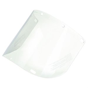 PIP EP815PFT40 – DIE CUT -POLYCARBONATE, VISORS, FORMED, CLEAR, 8X15.5 / .40IN