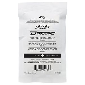 PIP DYNAMIC™ FACB004 – COMPRESS BANDAGE, GAUZE PADS DRESSING & COMPRESS BANDAGES, STERILE, 4"X4"