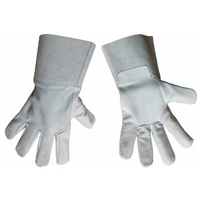 TUYAUTEURS – PAUME EN CUIR DE VACHE, GANTS DE SOUDAGE EN CROÛTE DE CUIR À MANCHETTE DE 4?