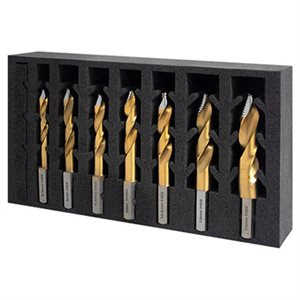 HOLEMAKER TECHNOLOGY 209015-SET3 VERSADRIVE TURBOTIP IMPACT DRILL BIT SET (6.8, 8, 8.5, 10, 10.5, 12, 14MM.)