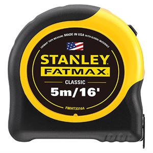 STANLEY FMHT33164S – 1-1 / 4" X 16' / 5M FATMAX TAPE MEASURE