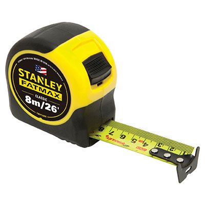 STANLEY FMHT33826S – 1-1 / 4" X 26' / 8M FATMAX TAPE MEASURE