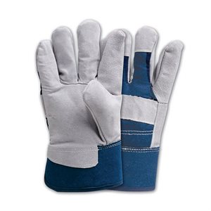 COWSPLIT AND COTTON, FOAM AND FLEECE LINED GLOVES 148FM