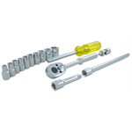 GRAY TOOLS 15015 - ENSEMBLE DE 15 DOUILLES 6 PANS STANDARDS SAE