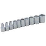 GRAY TOOLS 15110 - ENSEMBLE DE 10 DOUILLES 12 PANS STANDARDS SAE