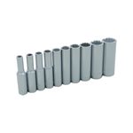 GRAY TOOLS 15310 - ENSEMBLE DE 10 DOUILLES 12 PANS PROFONDES SAE