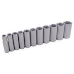 GRAY TOOLS 25211 - ENSEMBLE DE 11 DOUILLES 6 PANS PROFONDES SAE