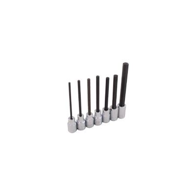 GRAY TOOLS 25617 - 7 PIECE 3 / 8" DRIVE SAE, EXTRA LONG HEX HEAD SOCKET SET, 1 / 8" - 3 / 8"