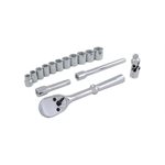 GRAY TOOLS 29015 - ENSEMBLE DE 15 DOUILLES 6 PANS STANDARDS MÉTRIQUES