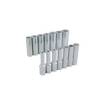 GRAY TOOLS 29214 - ENSEMBLE DE 14 DOUILLES 6 PANS PROFONDES MÉTRIQUES