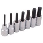 GRAY TOOLS 29607 - 7 PIECE 3 / 8" DRIVE METRIC, STANDARD LENGTH HEX HEAD SOCKET SET, 4MM - 10MM