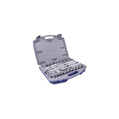 GRAY TOOLS 35038SH - ENS. DE 38 DOUILLES 6 PANS SAE ET MÉTRIQUES AVEC ACCESSOIRES