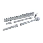 GRAY TOOLS 38020 - ENSEMBLE DE 20 DOUILLES 6 PANS STANDARDS SAE