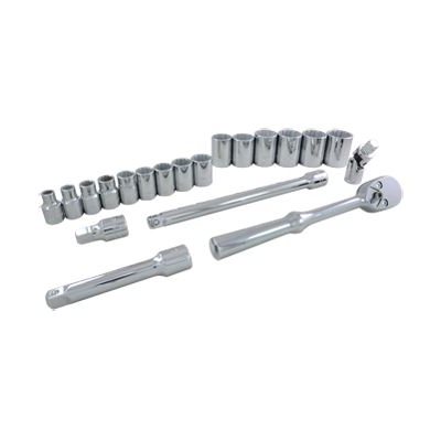 GRAY TOOLS 38120 - ENSEMBLE DE 20 DOUILLES 12 PANS STANDARDS SAE