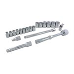 GRAY TOOLS 38120 - ENSEMBLE DE 20 DOUILLES 12 PANS STANDARDS SAE