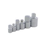 GRAY TOOLS 42506 - 6 PIECE CHROME ADAPTER SET, 1 / 4, 3 / 8, 1 / 2, & 3 / 4