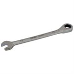 GRAY TOOLS 500019 - 19MM COMBINATION FIXED HEAD RATCHETING WRENCH, STAINLESS STEEL FINISH