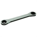 GRAY TOOLS 5005 - 3 / 4" X 7 / 8" 12 POINT, FLAT RATCHETING BOX WRENCH, MIRROR CHROME FINISH