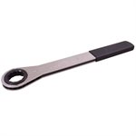 GRAY TOOLS 50046 - 1-7 / 16" 12 POINT, FLAT RATCHETING SINGLE BOX WRENCH, VINYL GRIP