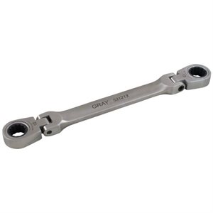 GRAY TOOLS 531415 - CLÉ DOUBLE ARTICULÉE À TÊTE FLEXIBLE MULTIGEAR MCMÉTRIQUE - 14 X 15MM