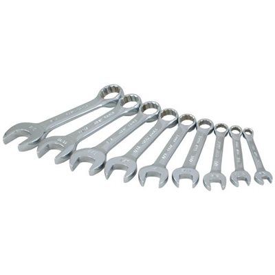 GRAY TOOLS 63809 - ENSEMBLE DE 9 CLÉS COURTES 12 PANS SAE