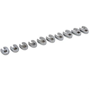 GRAY TOOLS 63910 - ENSEMBLE DE 10 CLÉS À ERGOT À TÊTE FENDUE DE 3 / 8 PO MÉTRIQUES