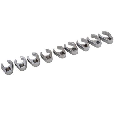 GRAY TOOLS 65909 - ENSEMBLE DE 9 CLÉS À ERGOT À TÊTE FENDUE DE 1 / 2 PO MÉTRIQUES