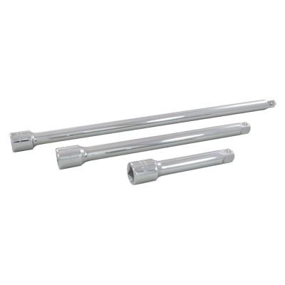 GRAY TOOLS 7183S - 3 PIECE 1 / 2" DRIVE CHROME EXTENSION SET, 5", 10" & 15"