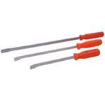 GRAY TOOLS 73903 - 3 PIECE SCREWDRIVER HANDLE PRY BAR SET, NICKEL PLATED BLADES