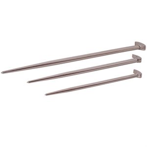 GRAY TOOLS 73923 - ENSEMBLE DE LEVIERS À TÊTE ARRONDIE AVEC FINI PLAQUÉ NICKEL