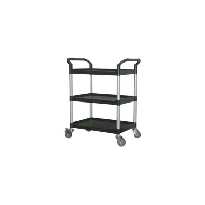 GRAY TOOLS 97403B - UTILITY CART COMPOSITE WITH 3 SHELVES