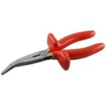 GRAY TOOLS B239B-I - NEEDLE NOSE PLIERS, 45° CURVE WITH CUTTER, 7-7 / 8" LONG, 2-3 / 4" JAW, 1000V INSULATED