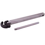 GRAY TOOLS BWT1016 - TELESCOPING BASIN WRENCH, 11" - 17" LONG, 3 / 8" - 1-1 / 4" CAPACITY