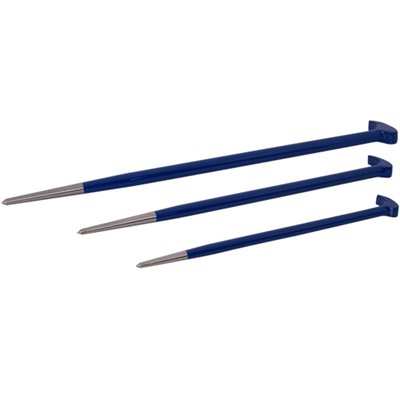 GRAY TOOLS C393S - ENSEMBLE DE LEVIERS À TÊTE ARRONDIE AVEC FINI PEINTURE BLEUE