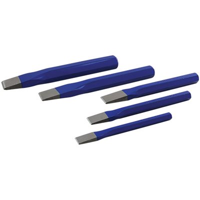 GRAY TOOLS C45LR - ENSEMBLE DE 5 BURINS PLATS