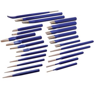 GRAY TOOLS C47LR - ENSEMBLE DE 25 POINÇONS ET BURINS