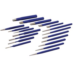 GRAY TOOLS C48LR - ENSEMBLE DE 19 POINÇONS ET BURINS