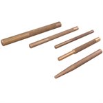 GRAY TOOLS C5BDS - 5 PIECE BRASS DRIFT PUNCH SET