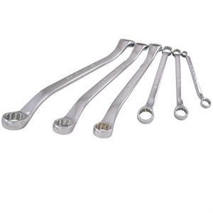 GRAY TOOLS D012 - ENSEMBLE DE 6 CLÉS FERMÉES CHROMÉES SAE