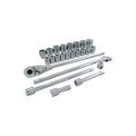 GRAY TOOLS HD25 - ENSEMBLE DE 26 DOUILLES 12 PANS SAE