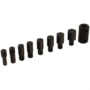 GRAY TOOLS IMD308KM - 9 PIECE 1 / 2" DRIVE METRIC, IMPACT HEX BIT INSERT SET