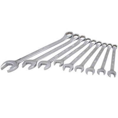 GRAY TOOLS MC209 - ENSEMBLE DE 9 CLÉS 12 PANS MÉTRIQUE FINI CHROMÉ MIROIR